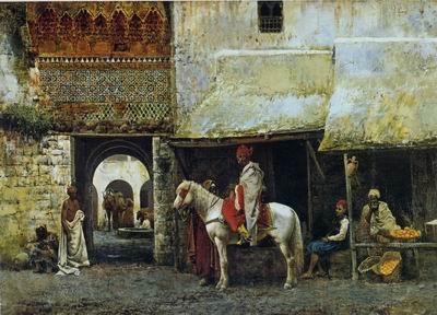 unknow artist Arab or Arabic people and life. Orientalism oil paintings 607
